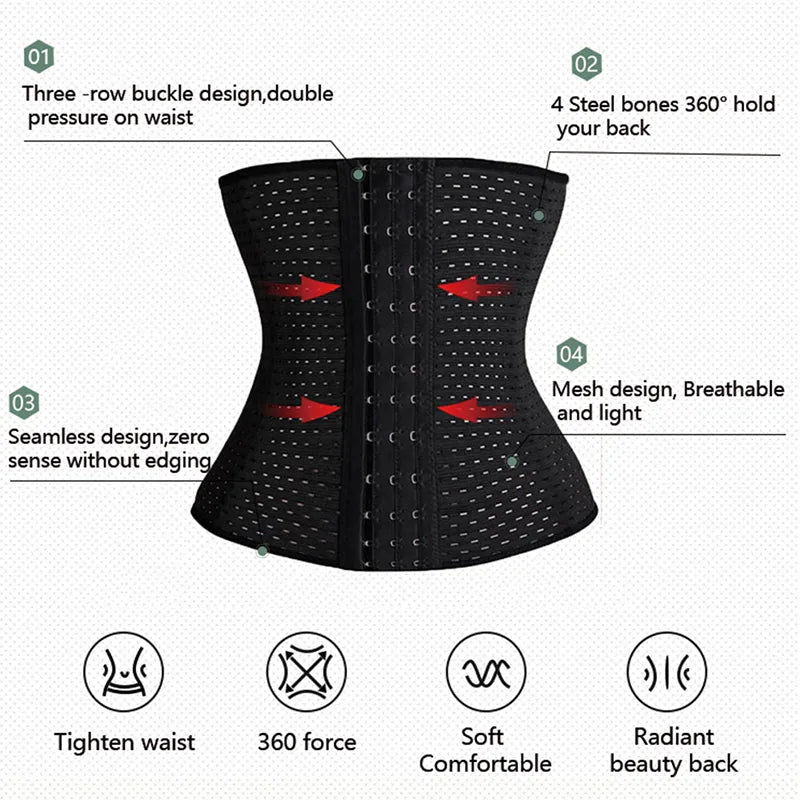 Waist Trainer Corset Body Shaper